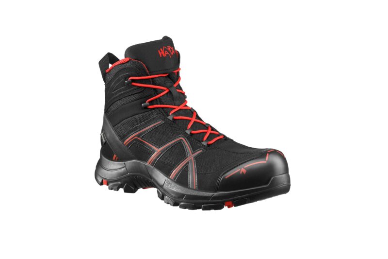 Hoge werkschoen Haix Black Eagle 40.1 S3 zwart-rood