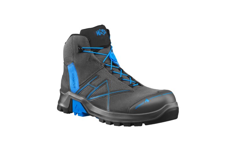 Hoge werkschoen Haix Connexis GTX grijs-blauw S3