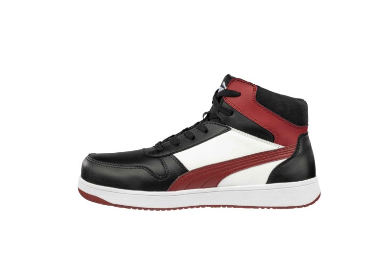 Sportieve Werkschoen Puma Frontcourt zwart/wit/rood MID S3L - Afbeelding 2